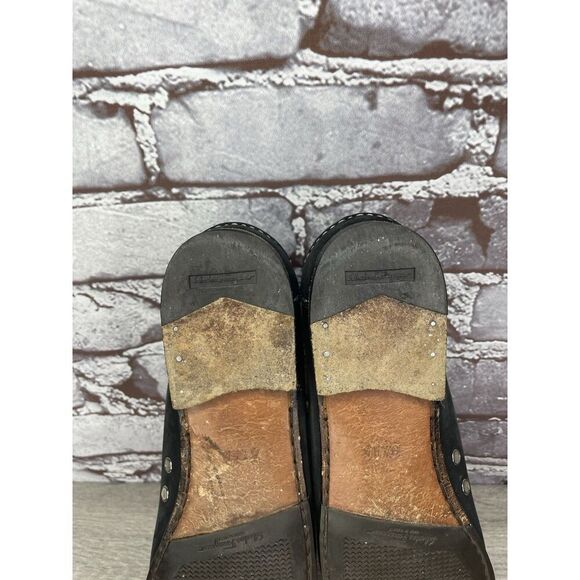 Salvatore Ferragamo Sport Black Suede Almond Toe Loafers Women’s 8.5AA US/38.5EU - Picture 11 of 16